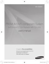 Samsung MX-HS6800 User manual