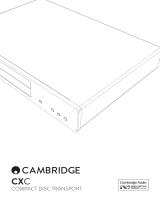 CAMBRIDGE CXC User manual