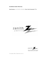 Zenith H27H49S Installation guide