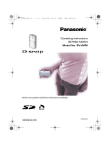 Panasonic SVAV50 Owner's manual