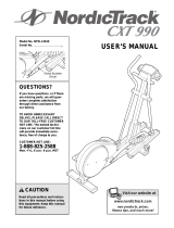 NordicTrack CXT 990 User manual