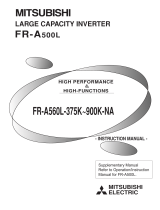 Mitsubishi Electronics FR-A560L-450K User manual