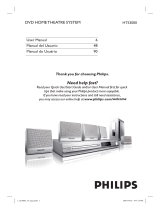 Philips HTS3000/55 User manual