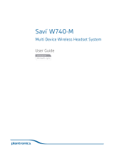 Plantronics Savi W740-M User manual