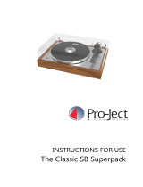 Pro-Ject Audio Systems The Classic SB Superpack User manual