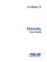 Asus ZenFone 3 ZE552KL User manual