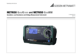 Gossen MetraWatt METRISO G500 Operating instructions