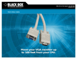Black Box VGA Video Cable User manual