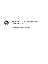 HP ZBook 17 G4 Base Model Mobile Workstation User guide