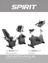 Spirit CR800 ENT Owner's manual