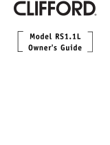 Clifford 1400XPL Owner's manual