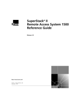 3com REMOTE ACCESS SYSTEM 1500 Reference guide