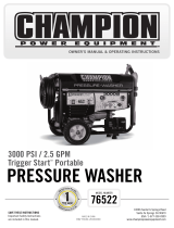 Champion Power Equipment 76522 Owner's Manual & Operating Instructions