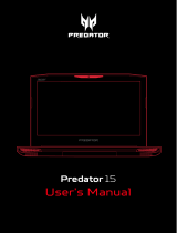 Acer Predator 15 G9-593 User manual