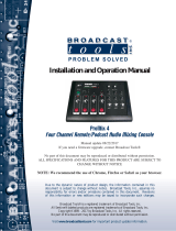 Broadcast Tools ProMix 4 Operating instructions