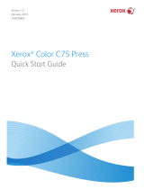 Xerox Color C75 Quick start guide