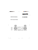 Sanyo DC-MCR60 User manual