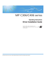 Ricoh MP C406ZSPF Installation guide