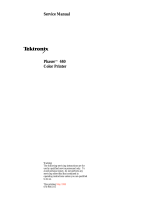 Tektronix Phaser 440 User manual