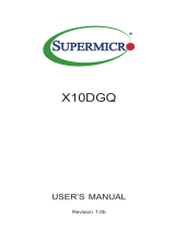Supermicro X10DGQ User manual