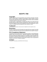 Albatron Technology KI51PV-754 User manual
