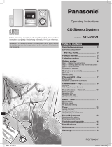 Panasonic SCPM21 Operating instructions