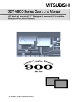 Mitsubishi Electric GOT-A900 Series Owner's manual