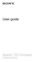 Sony Xperia Z3 Compact User manual