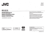 JVC KDX210 User manual