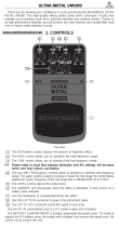 Behringer ULTRA METAL UM300 User manual