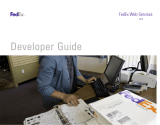 FedEx Web Services Developer Owner's manual
