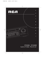 RCA RT2500 - Dolby Digital Home Theater System User manual