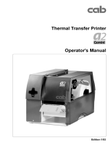 CAB A Series Operating instructions