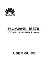 Huawei M570 User manual