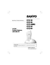 Sanyo CLT-J50 User manual