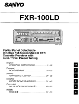 Sanyo FXR-100LD Operating Instructions Manual