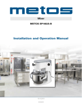 Metos SP-502A-B Owner's manual