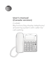 AT&T CL4940 User manual