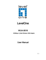 LevelOne WUA-0616 User manual