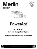 Merlin Tiltmaster MT100EVO Installation And Operating Instructions Manual