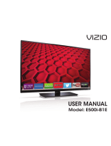 Vizio E500i-B1E User manual