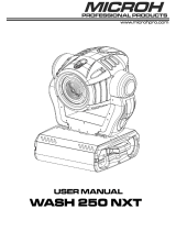 Microh Wash 250 NXT User manual