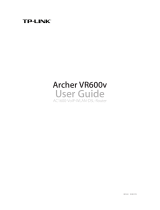 TP-LINK Archer VR600v User manual