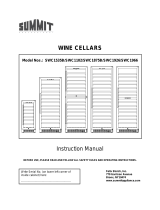 Summit Appliance SWC1966 Owner's manual