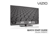 Vizio E650i-B2 Quick start guide