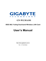 Gigabyte GN-WLMA101 User manual