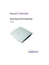 Proximus Forum 523 Mounting And Commissioning Manual