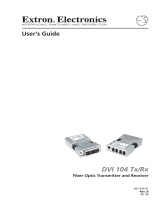Extron electronics DVI 104 Tx/Rx User manual