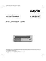 Sanyo SRT-612DC User manual