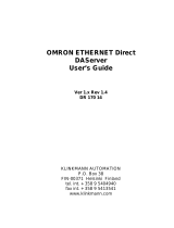 Omron ETHERNET DIRECT DR 170 14 User manual